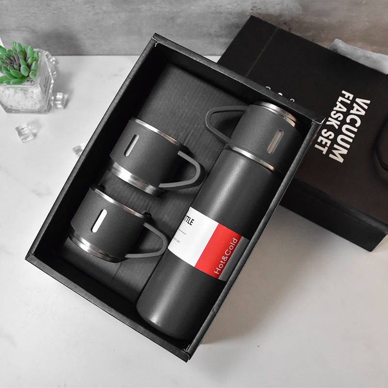 Wholesale In-stock Mix Colors Gift Set Vacuum Thermal Stainless Steel Travel Insulated Tea Cup Set 24sets/carton