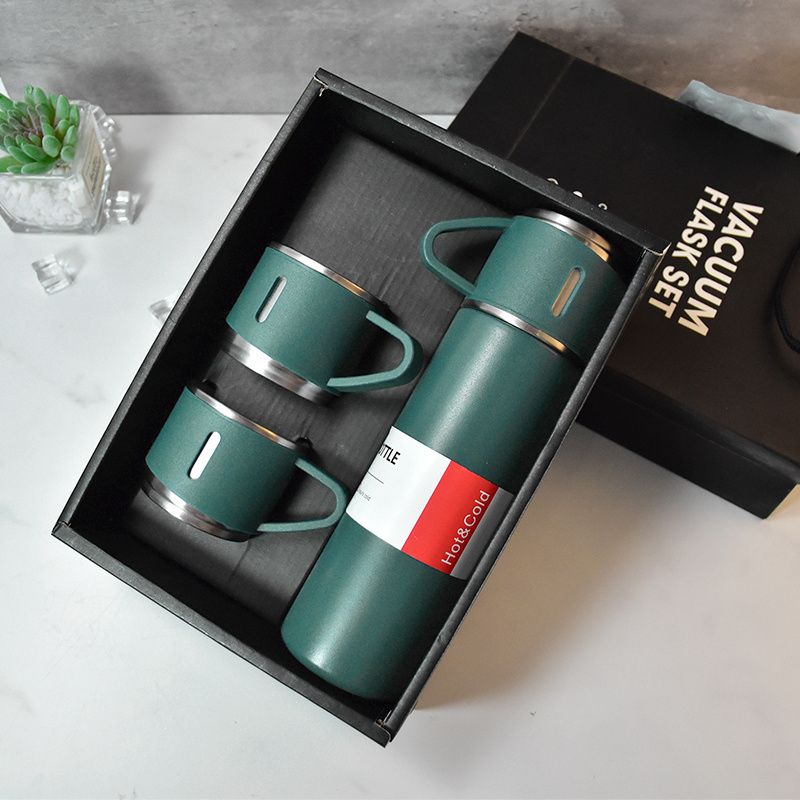 Wholesale In-stock Mix Colors Gift Set Vacuum Thermal Stainless Steel Travel Insulated Tea Cup Set 24sets/carton