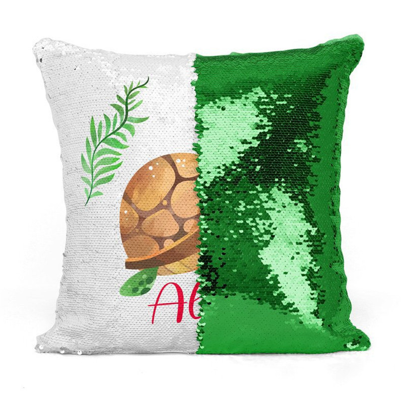 Wholesale 16x16 inch 40x40cm Sublimation Flip Sequins Pillow Cover Case Decoration Customized Sublimation Blank Pillow Case