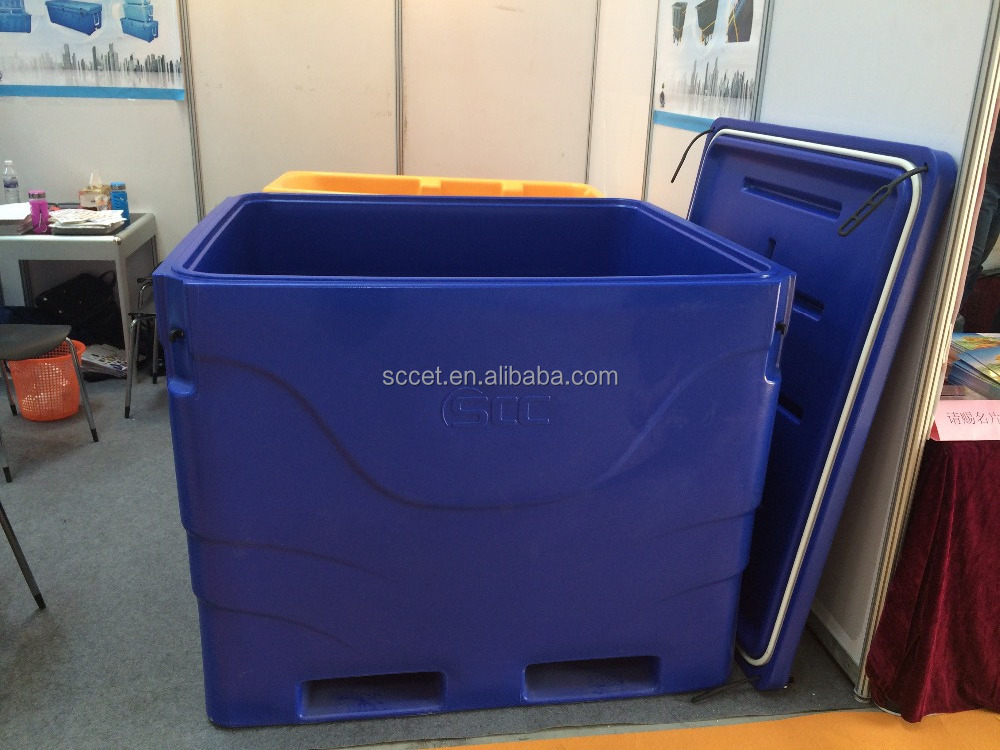Heavy-duty insulated fish box ice fish bins chilly fish container ...