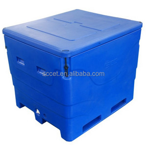 Heavy-duty insulated fish box ice fish bins chilly fish container