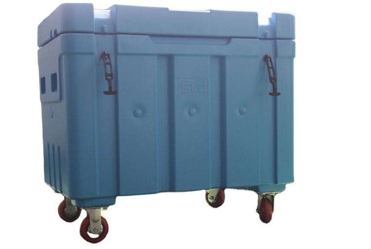 insulated Dry ice transport storage tub ice shipping container