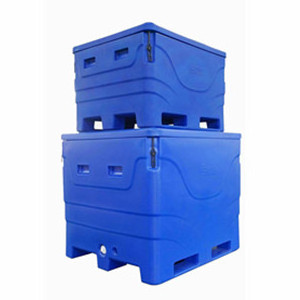 1000l large plastic frozen fish carriyng insulated cooler ice box