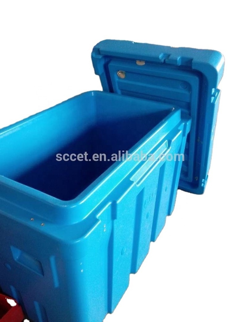 insulated Dry ice transport storage tub ice shipping container