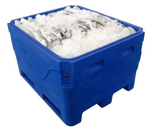 600L large plastic insulated fish tub for seafood