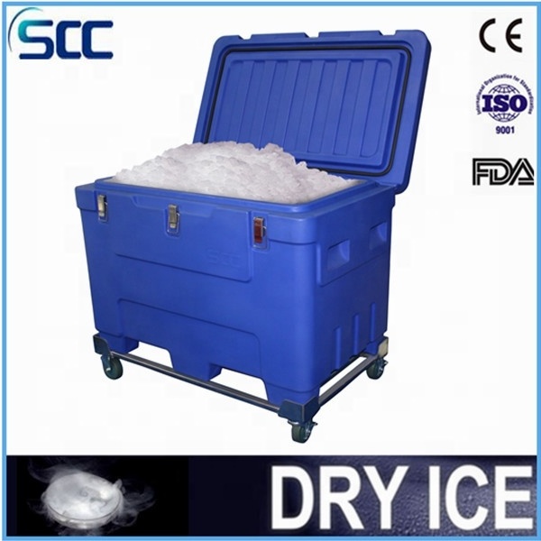 hot sale dry ice cooling container dry ice cooler transport box storage container