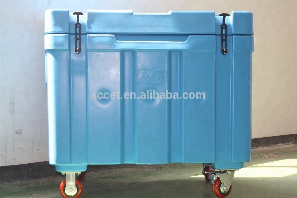 Insulated Commercial Dry Ice Cooler Box for dry ice shipping