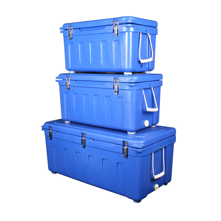 180L Rotomolded Plastic ice cooler box for fishing and boating