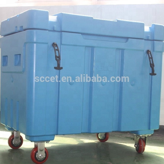 Insulated Commercial Dry Ice Cooler Box for dry ice shipping