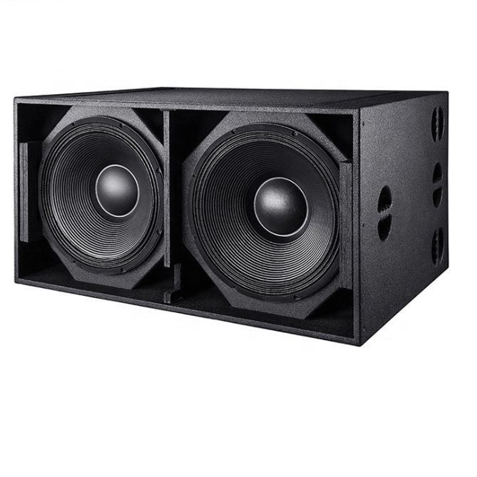 Audio system dual 21 inch subwoofer high power active subwoofer neodymium driver stage subwoofer speaker