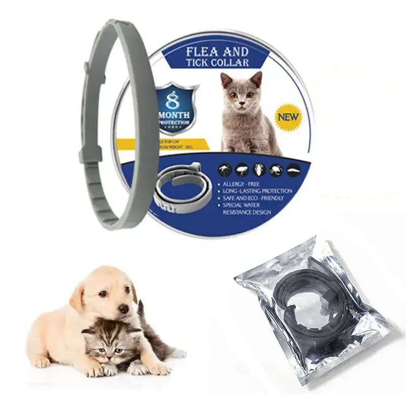 Manufacture Flea and Tick Collar for Dogs and Cats Silicone Pet Treatment Anti Flea and Tick Collar