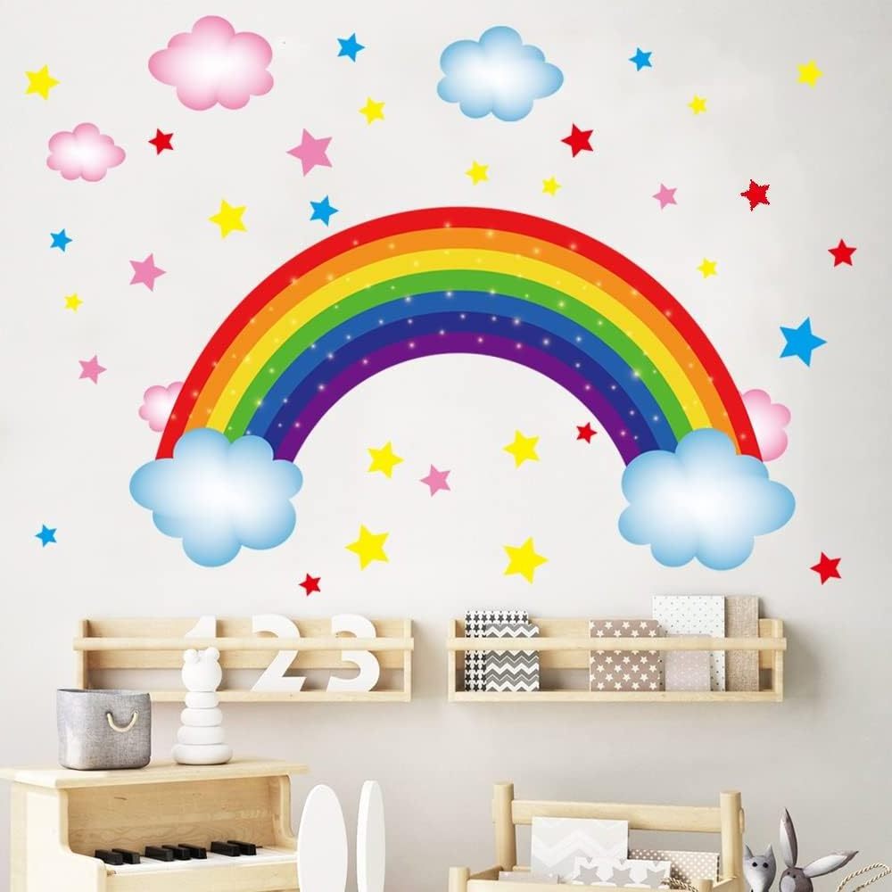 Custom Removable Bedroom Girl Space Wall Stickers 3d Home Decoration Decals For Kids Room