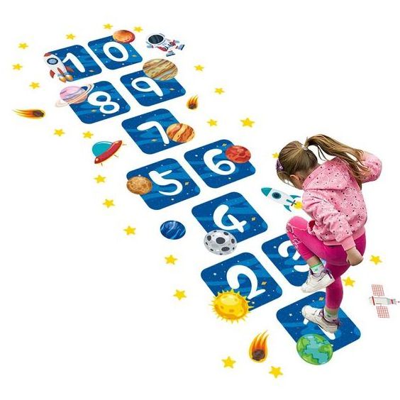 Custom Floor Puzzles for Kids Hopscotch Game Stickers for Classroom and  Home