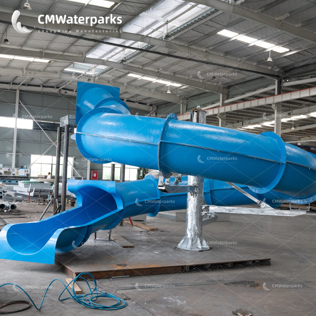 Hot Sale Water Park Fiberglass Water Slide Swimming Pool Slides