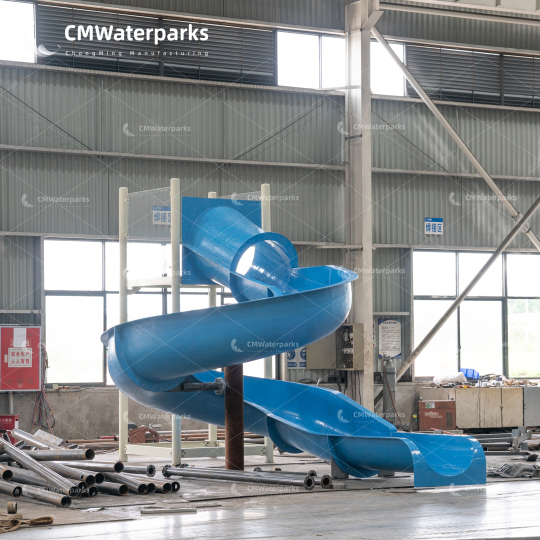 Water Park Slide Swimming Pool Slides Hot Sale Fiberglass for Kids Adult Body Customized Kids Playground Indoor School Kids Toys