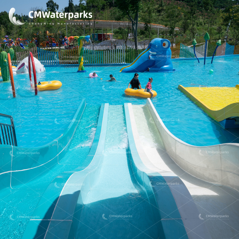 High Quality Fiberglass Slide Water Park Equipment Kids Pool Slide