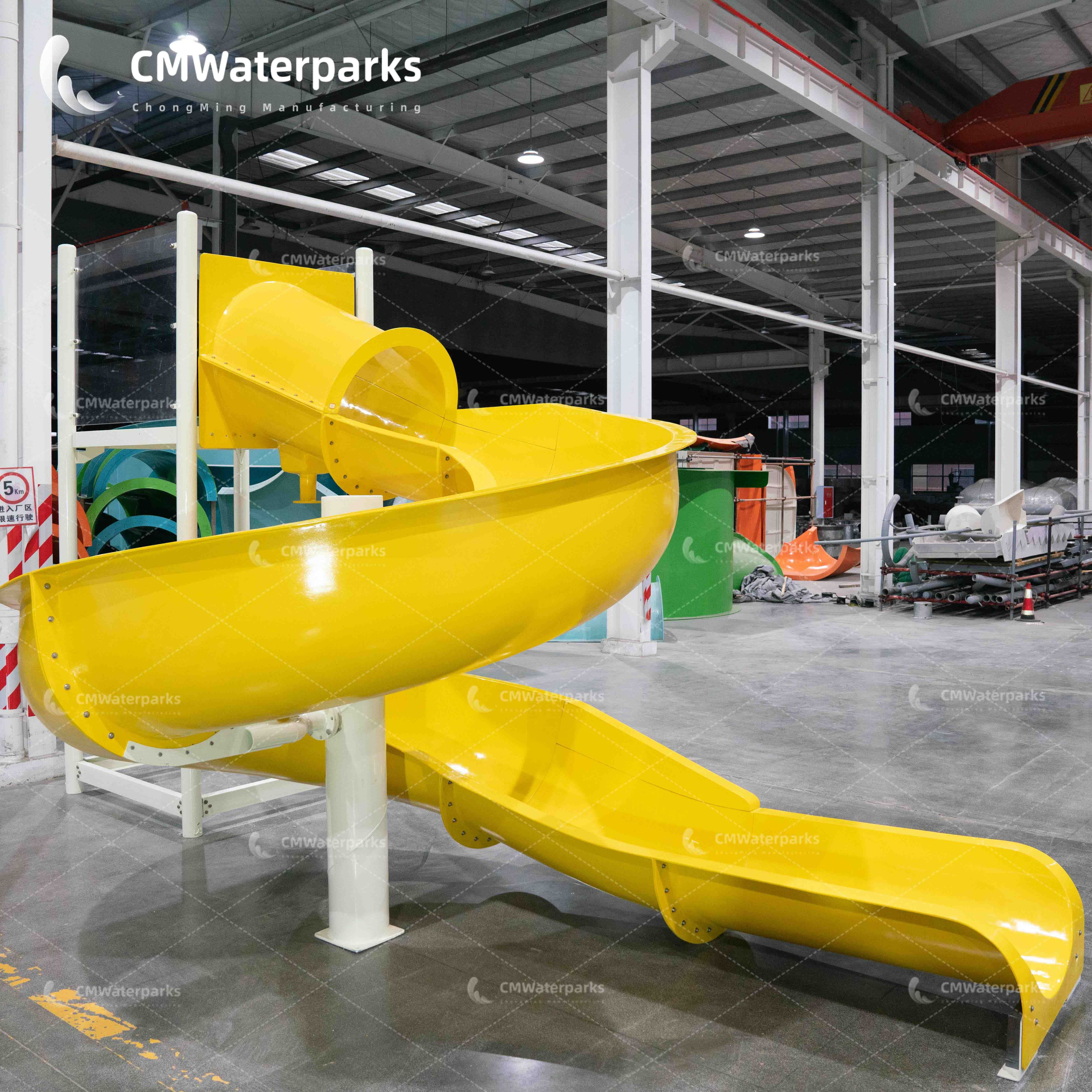 Hot Sale Water Park Equipment Fiberglass Water Slide Swimming Pool Slides