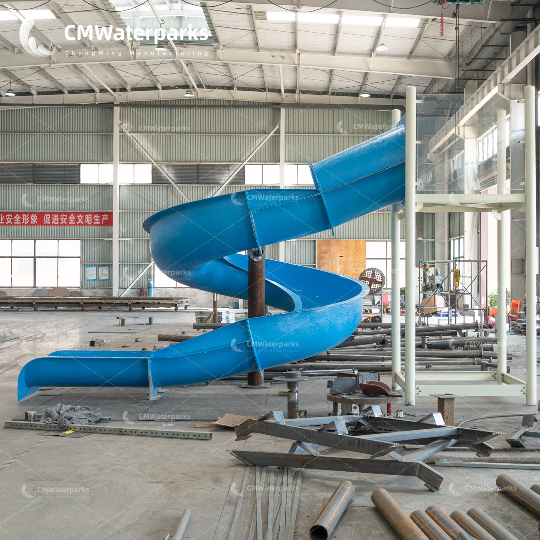 Water Park Slide Swimming Pool Slides Hot Sale Fiberglass for Kids Adult Body Customized Kids Playground Indoor School Kids Toys