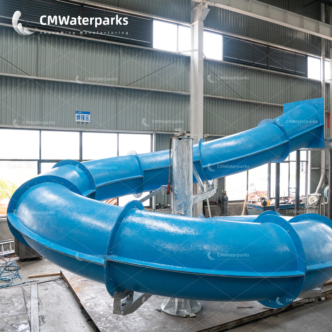 Hot Sale Water Park Fiberglass Water Slide Swimming Pool Slides