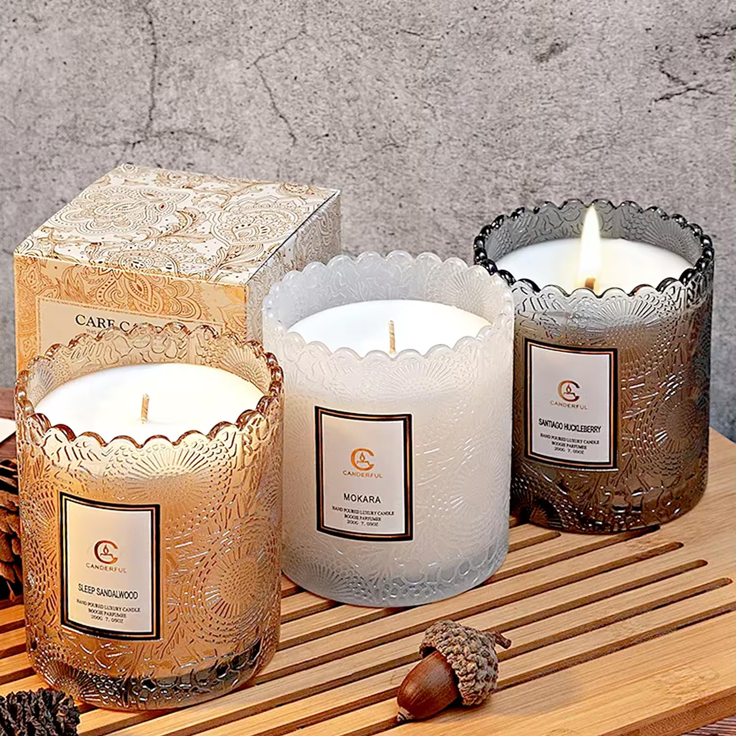 Can be customized niche advanced art aesthetic creative aromatherapy candle bedroom aromatherapy