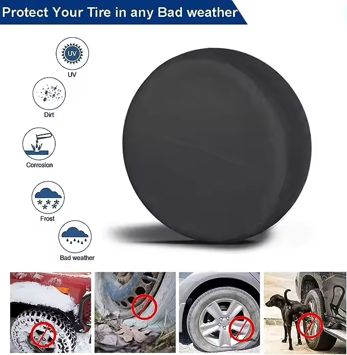 Customized Size Oxford Wheel Cover 4 Pack Tire Covers