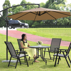 2.7m 9ft Frame commercial heavy outdoor table umbrella patio garden parasols for sale Outdoor Beach banana Garden Pool Umbrella