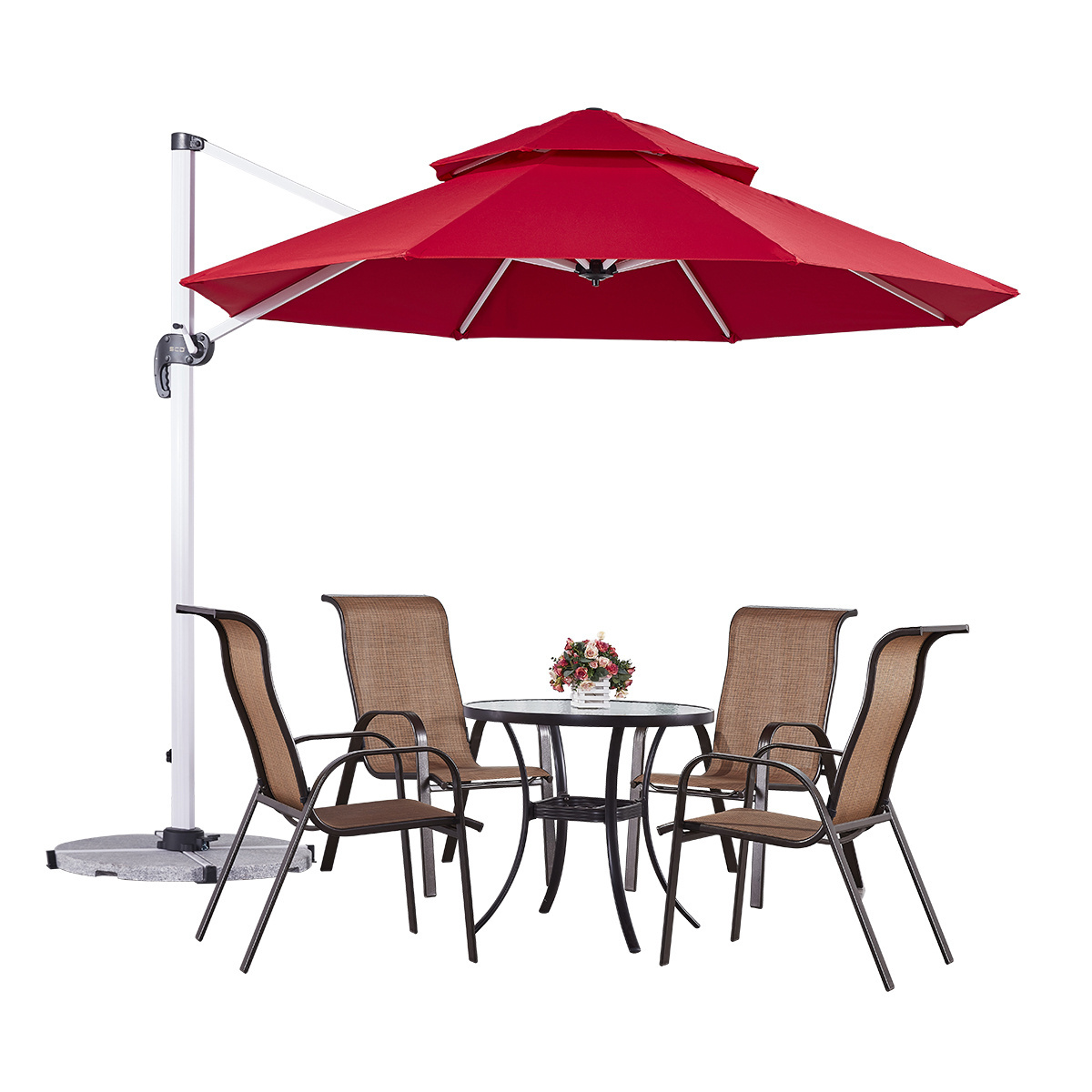 Outdoor Garden Stand Parasol Offset Roman parasol Umbrella patio umbrellas base parasol patio umbrellas for sale