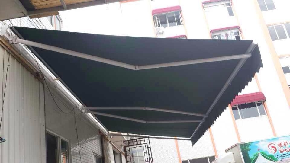 Aluminum Frame  Sunshade Waterproof Retractable Awnings For Outdoor Using used aluminum awnings for sale