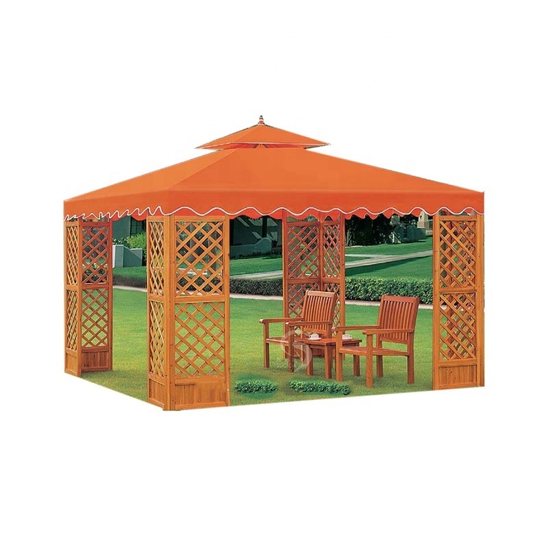 Cheap Pop Up  Wood Gazebo Leisure Square Garden Gazebo For Sale