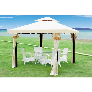 Hot sale Garden Pavilion Metal Canopy Gazebo Outdoor Waterproof With  Mosquito Net And Curtain