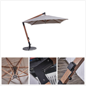 3*3M Parasol Cantilever Umbrella Aluminum Hanging Umbrella