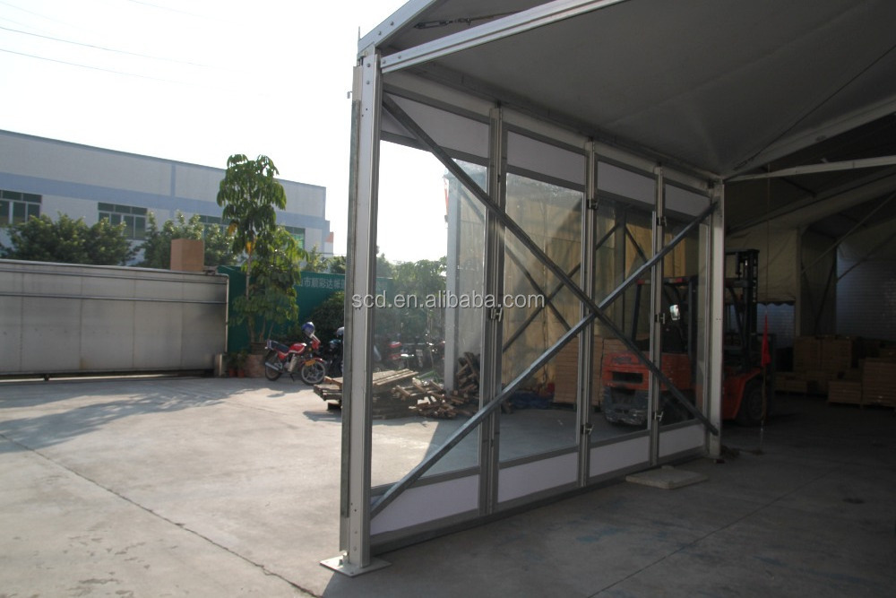 Hot luxury aluminum frame waterproof pvc wedding tent for sale