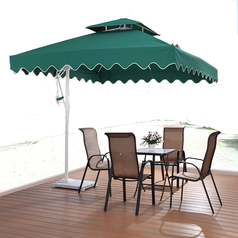 Cheap Aluminum Sunproof Waterproof Patio Outdoor Umbrella 3x3M Sun garden umbrella outdoor umbrella