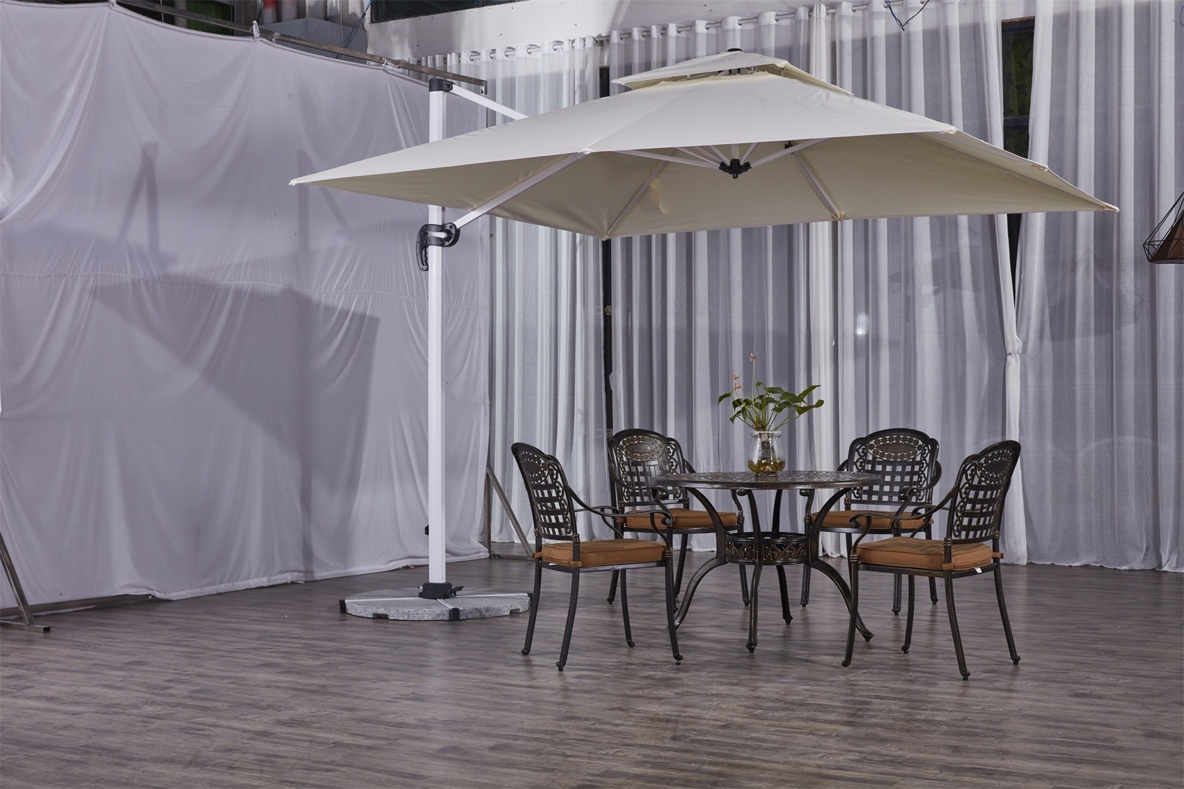 wholesale luxury furniture socle dream patio sun garden  Outdoor sun Umbrella patio Aluminum Patio Umbrellas Garden umbrella