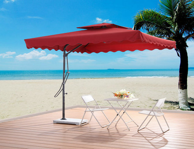 Side Pole Iorn Garden umbrella Wrench outdoor patio parasol Umbrella for whole sale