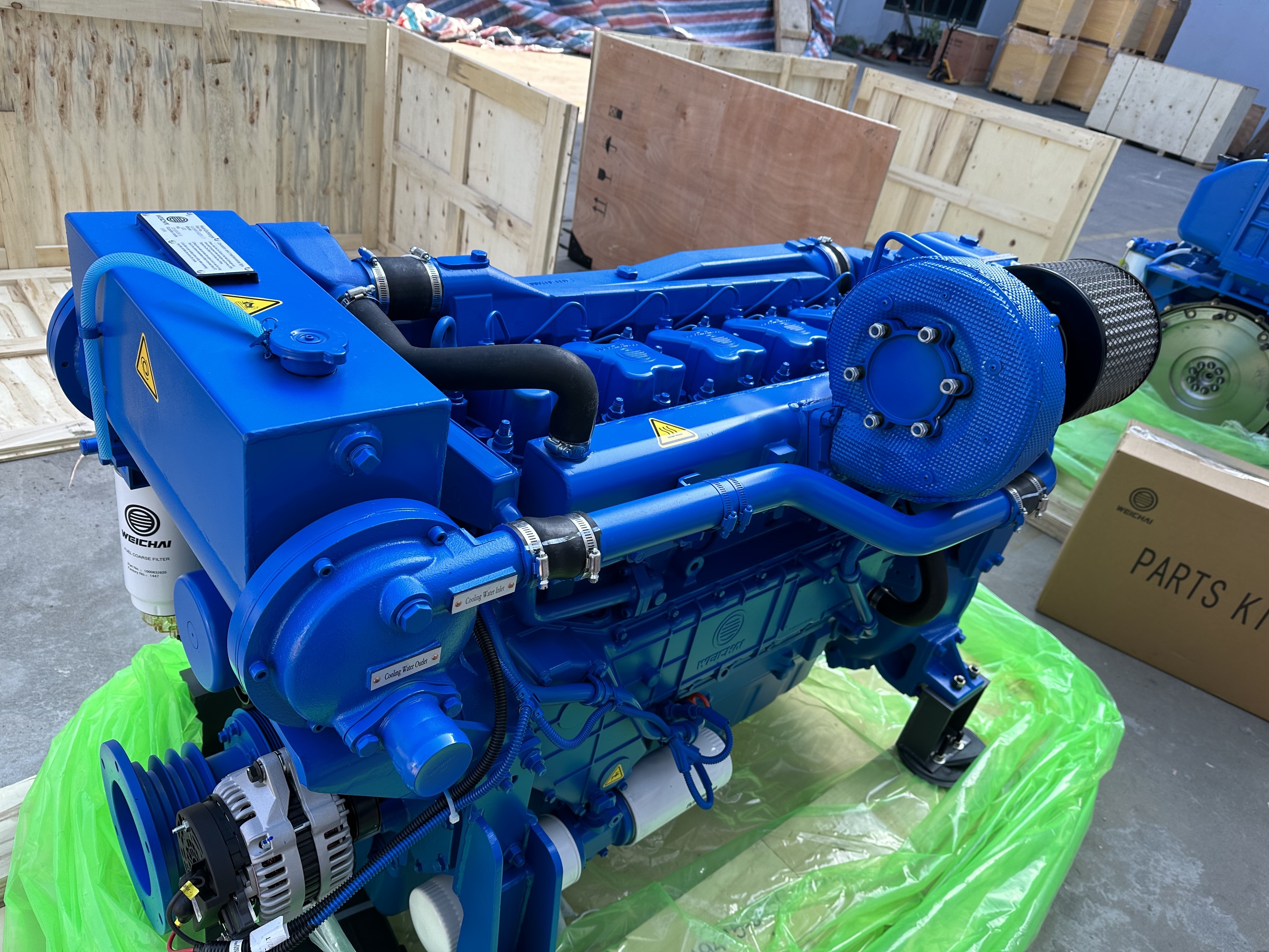 Wechai WD10C series WD10C170-15 water cooled 170hp 6 cylinder marine diesel engine