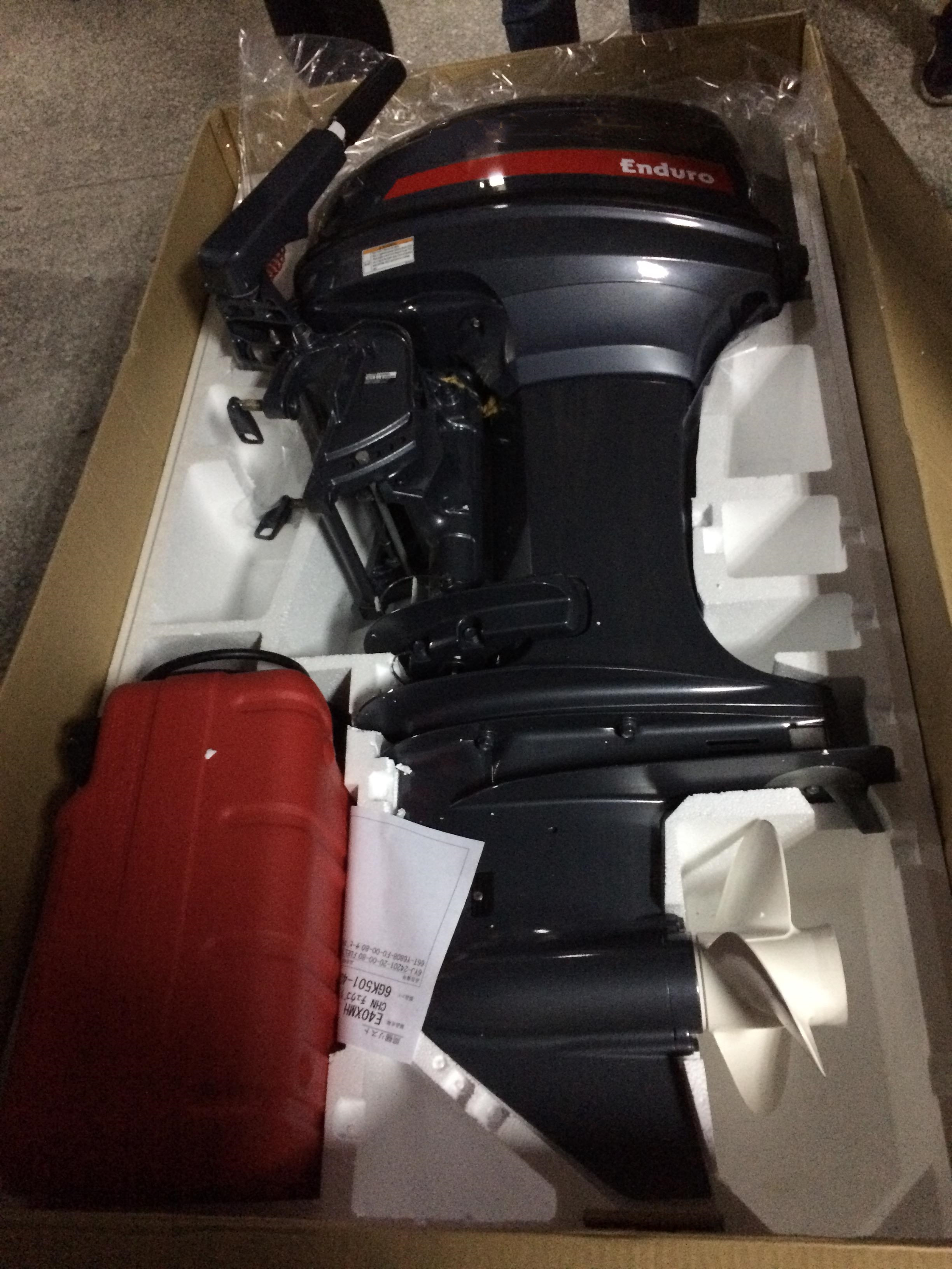 Brand new 2 stroke 40hp outboard motor E40JMHL