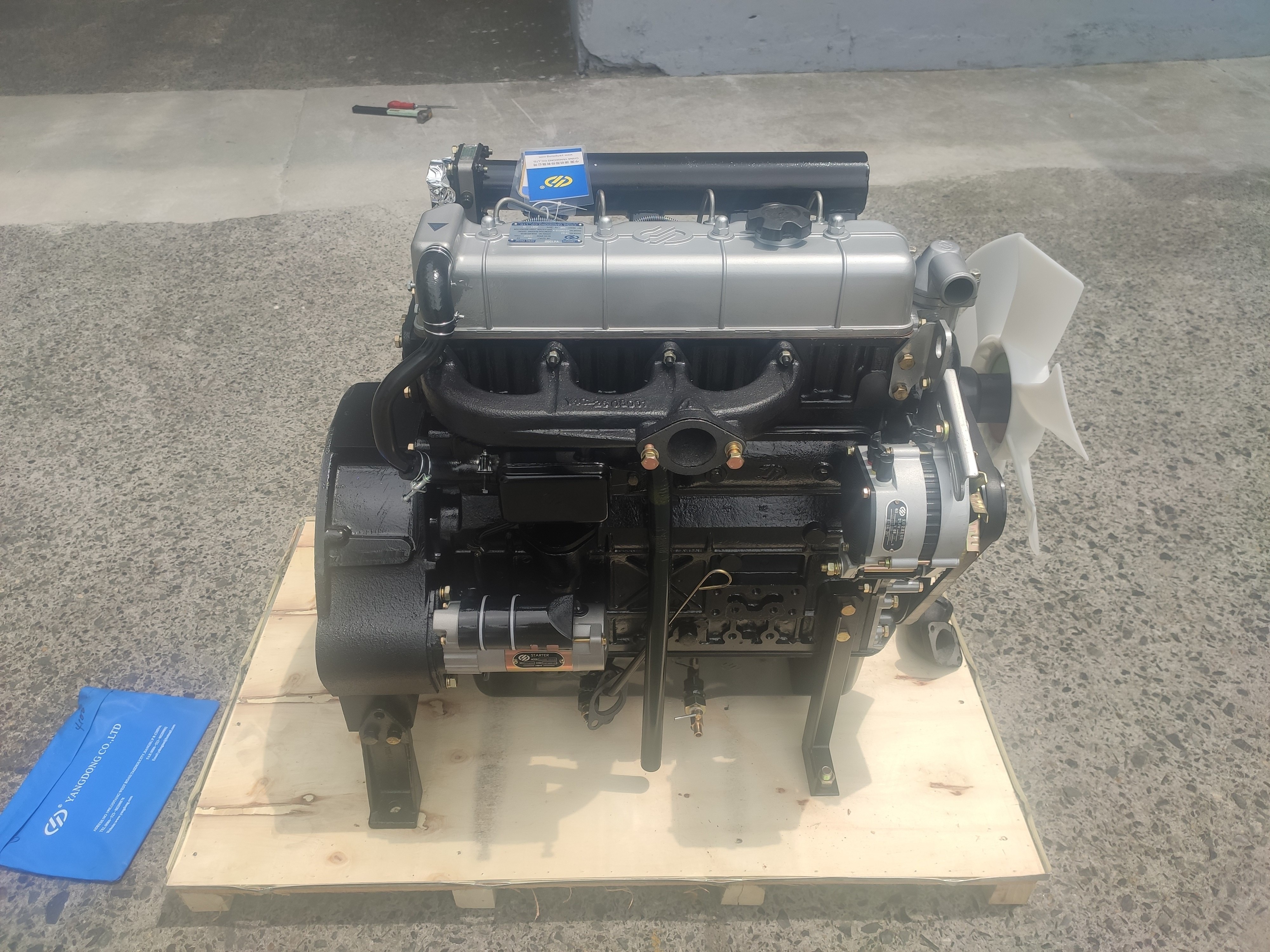 Brand new 4 Cylinder 75hp 2.54L Water-Cooled Yangdong Diesel Engine YSD490ZL