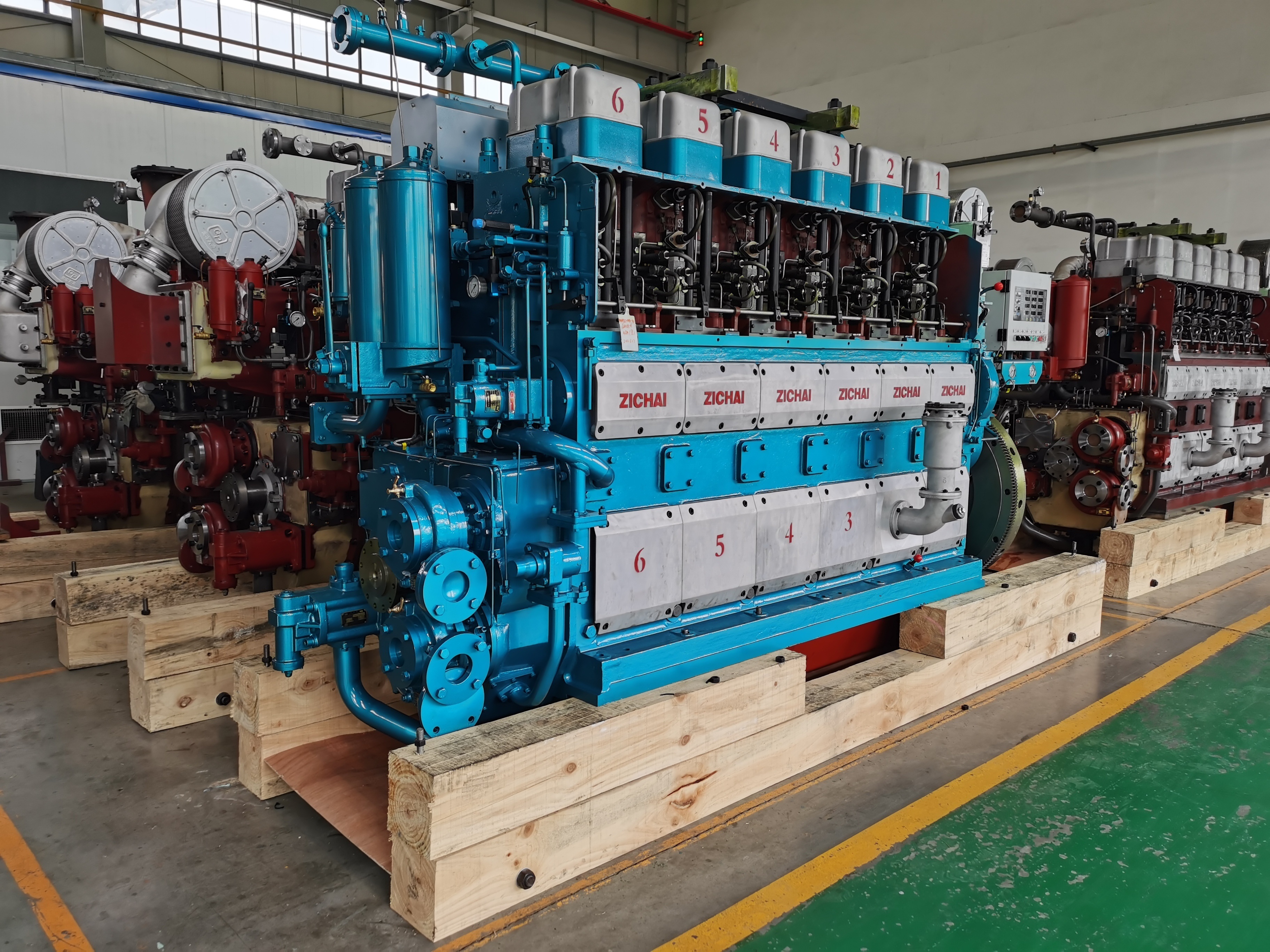 Zichai 1100HP 1000rpm 6210 6210ZLC 6 cylinders medium-speed outboard motor diesel engine for cargo Ship