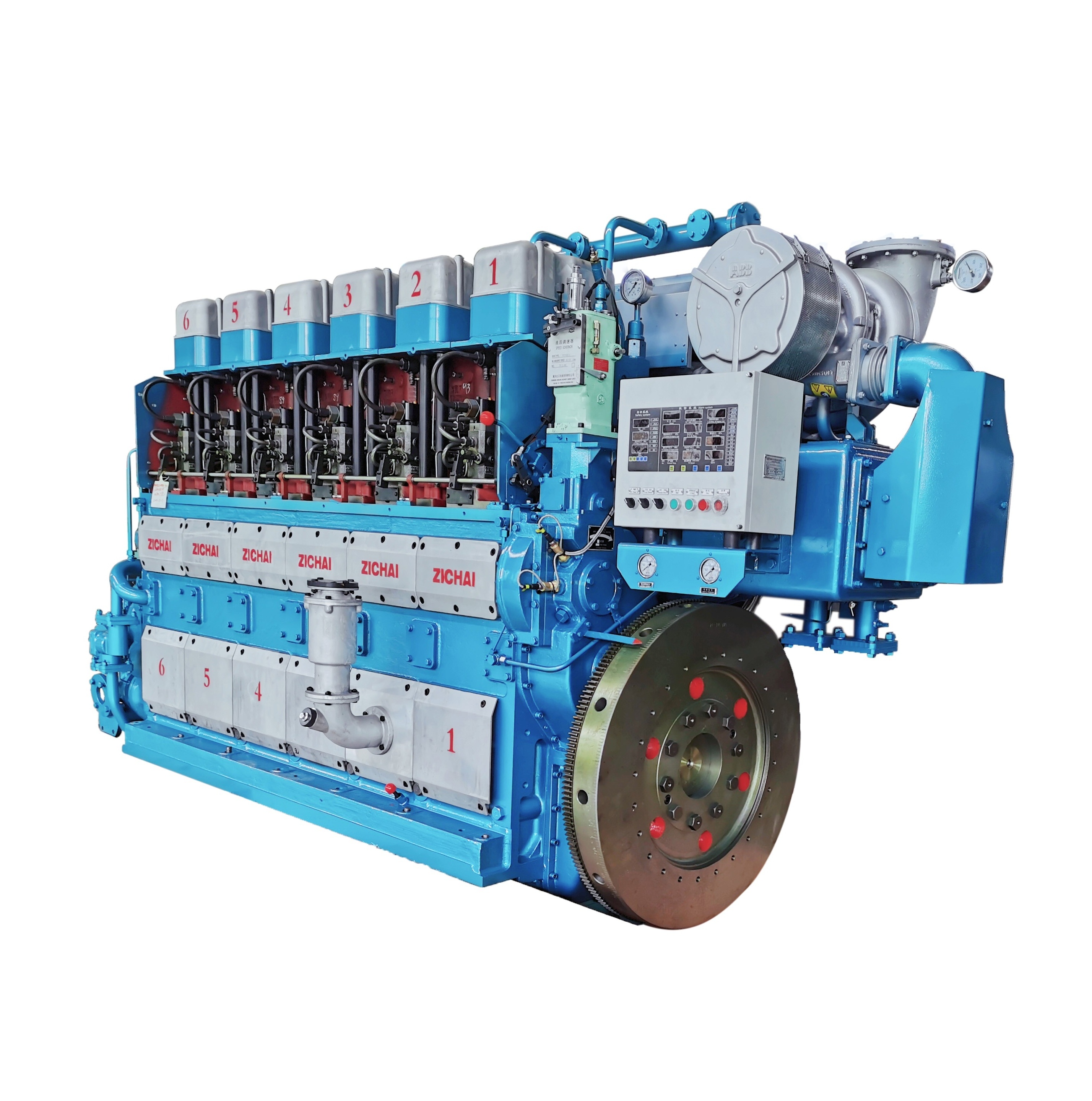 Zichai 1100HP 1000rpm 6210 6210ZLC 6 cylinders medium-speed outboard motor diesel engine for cargo Ship