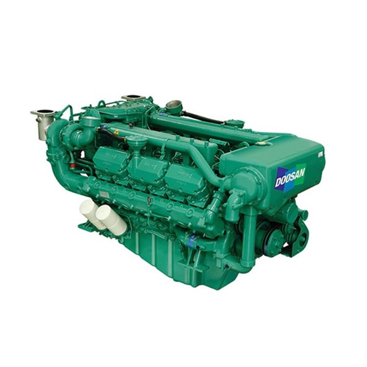 Hot sale 491kw Water-Cooled 12 Cylinders Doosan 4AD222TI Marine Diesel Engine