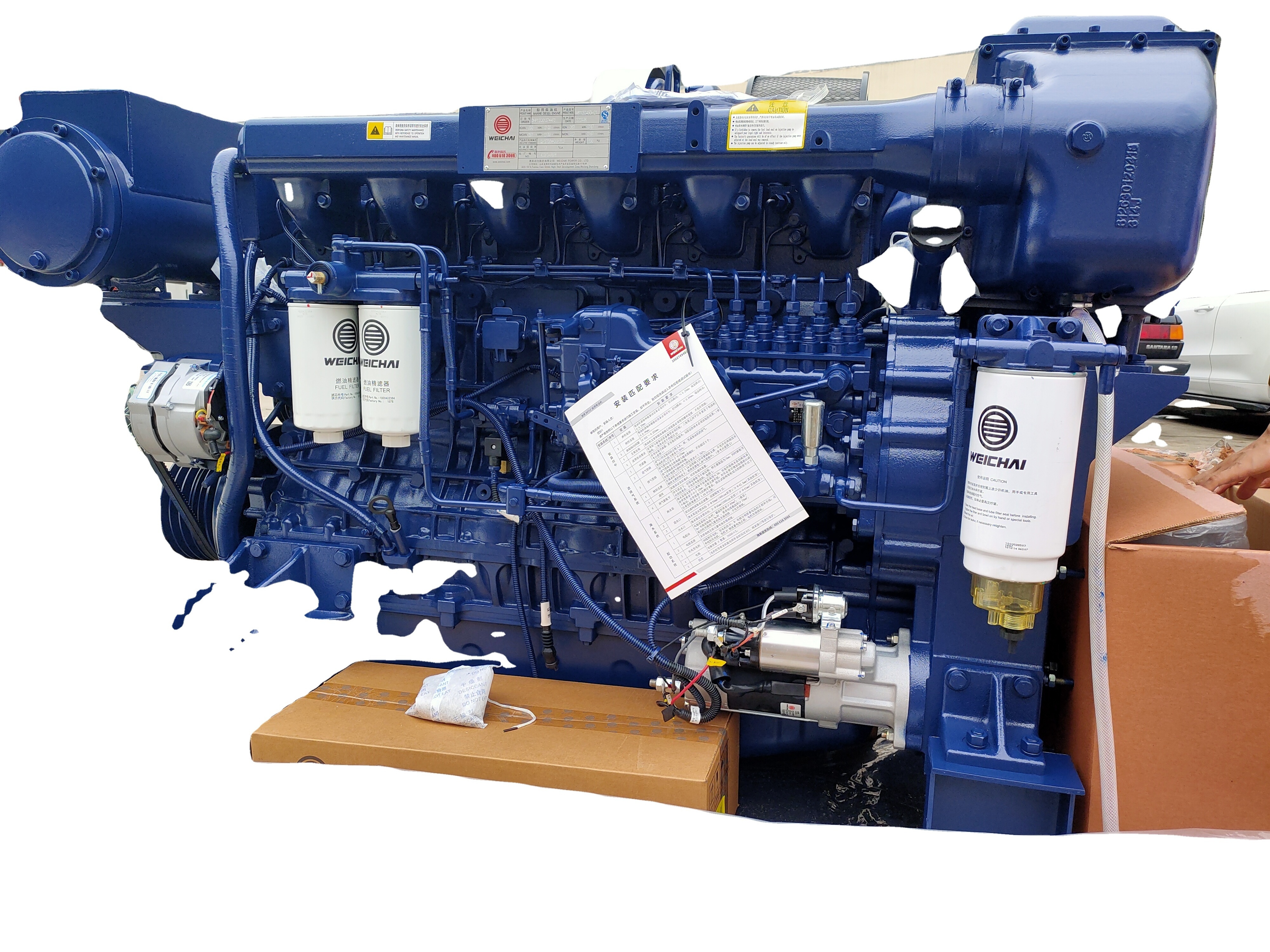 High-sales WP12C400-18 400HP Boat Inboard Electric Diesel Engine Motor