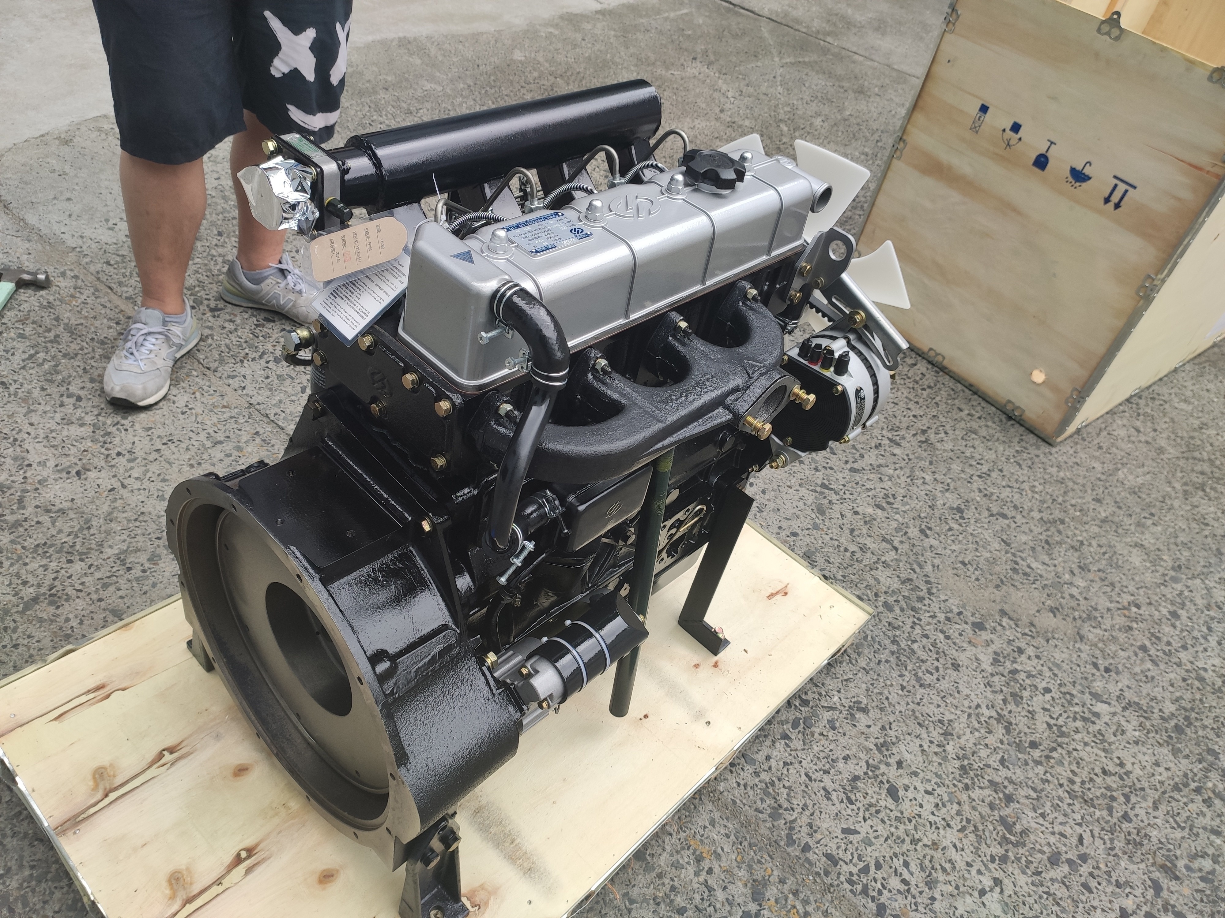 2022 Hot sale 45HP/33KW YangDong Y4100D diesel engine with silent type generator