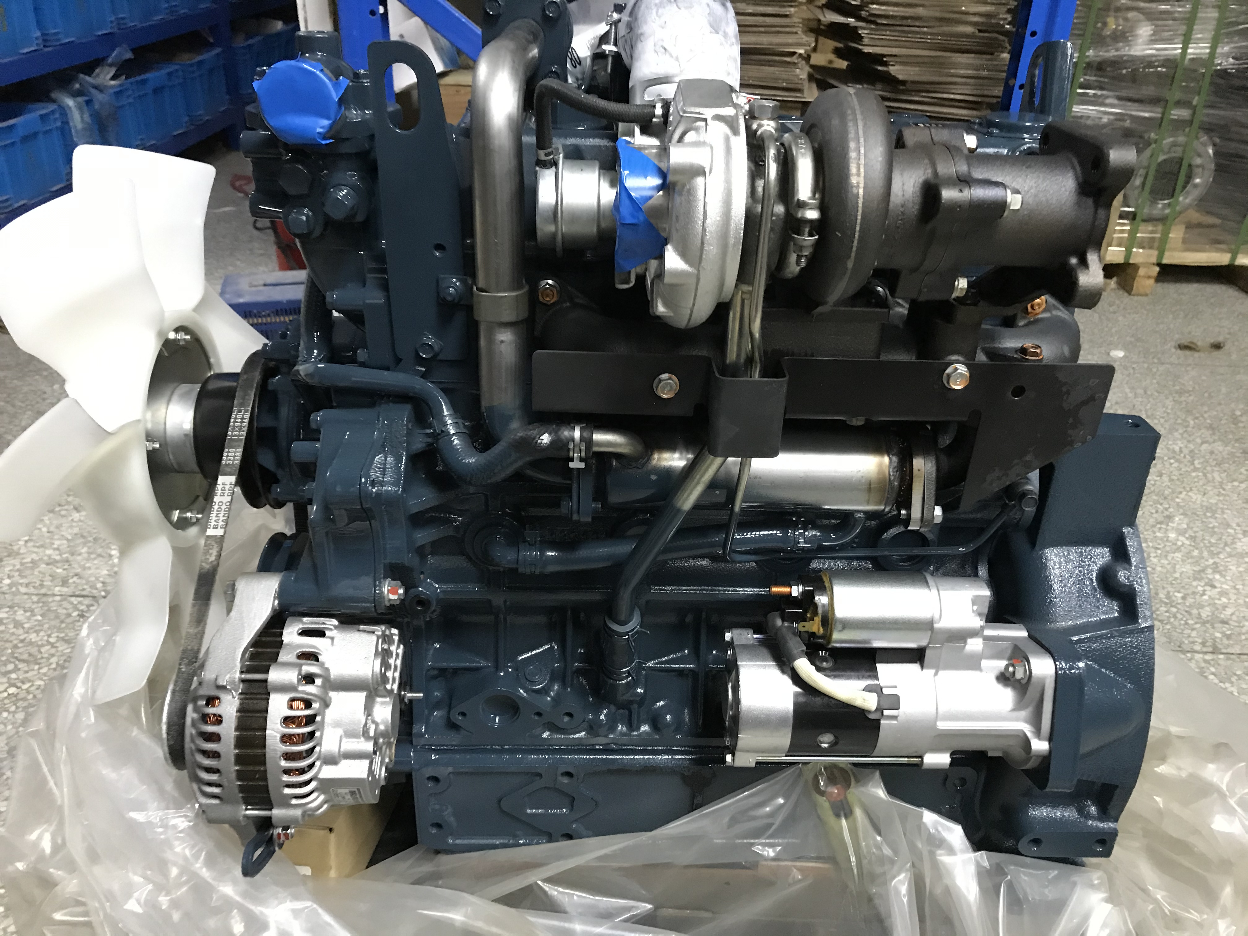 Kubota diesel engine V3800DI-T 60KW 2200RPM for excavator