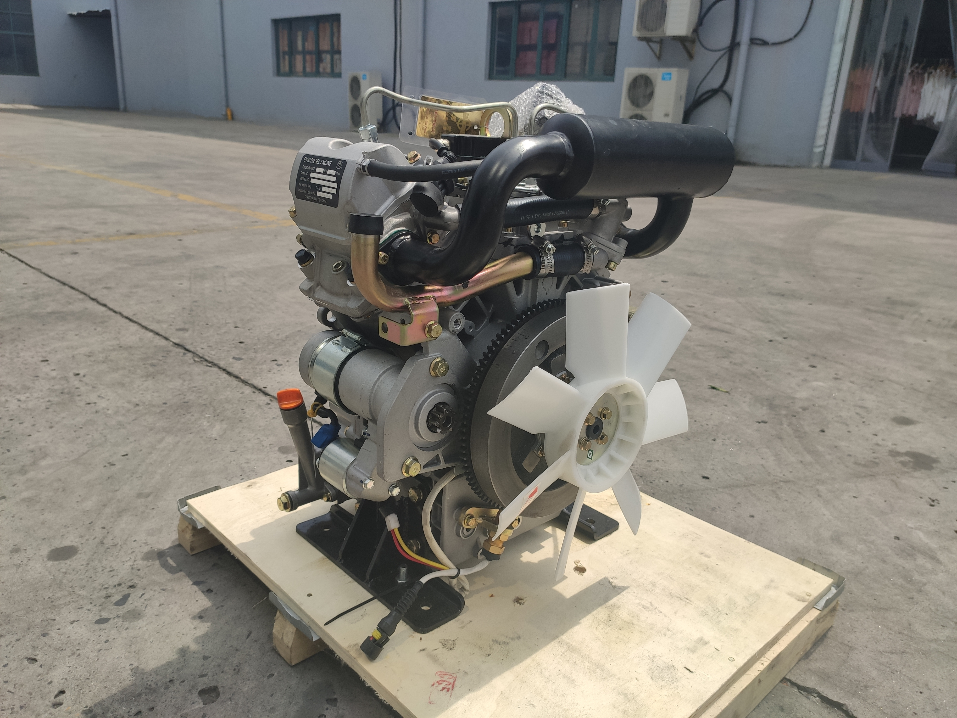 Hot sale brand new 13hp-15hp 2 cylinders EV80(SDEC) diesel engine machines engine used in construction equipment