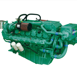 Original water cooled V12 Doosan V222TI engine for marine use