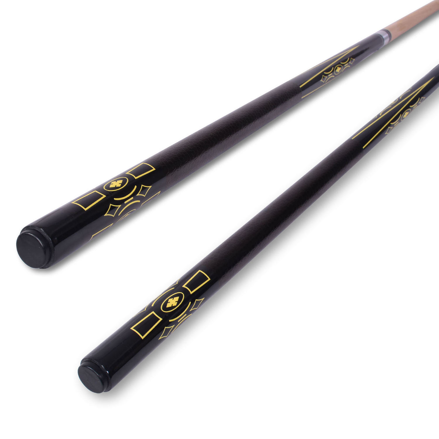 Maple Pool Cue with Ebony Butt Sleeve Center Joint Design