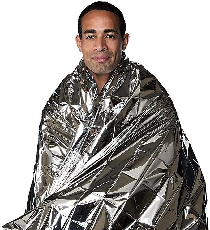 Lifesave Dry Thermal Warm Heat Rescue Mylar Kit Bushcraft Treatment Camp Space Foil Emergency Blanket Outdoor First Aid Survive