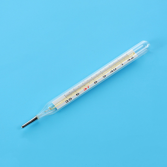 High Accuracy Professional Manufacturer Of Clinical Oral Mercury Free Glass Thermometer Manual Armpit Clinical  for Adult Baby