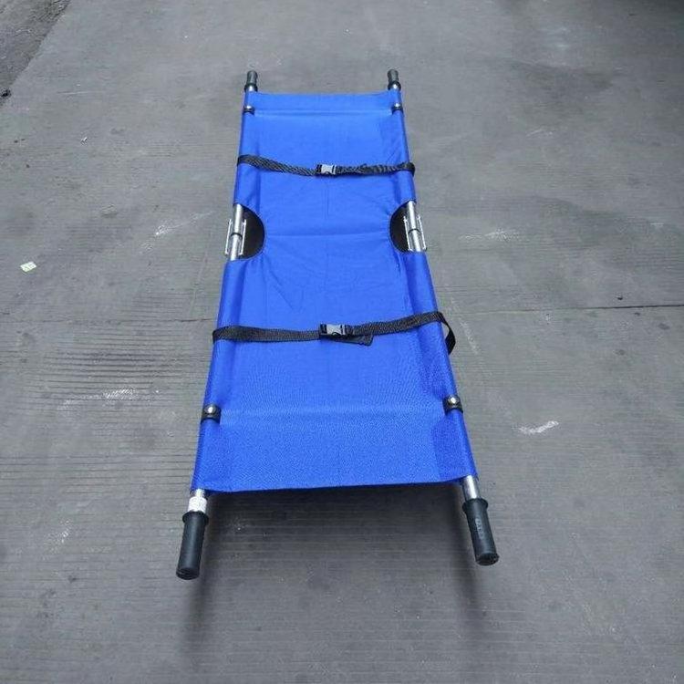 Portable Hospital Foldable Stretcher Medical Rescue Stretcher Double Folding Stretcher